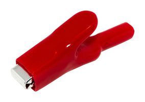 BU-121-2. - Insulated Pipe Grounding Clip, 25A, Red