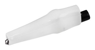BU-63-9. - 10A Insulated Steel Crocodile Clip, White