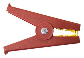 BU-108K-2. - Insulated Kelvin Battery Clip, 50A, Red