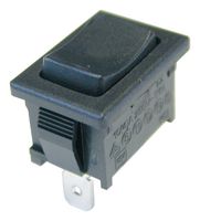 PRASD3-16F-BB000 - Rocker Switch, On Off On, SPDT, 125V AC, 16A