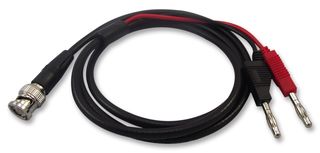 BNC4MML1MRG58 - Test Lead, BNC Plug to 4mm, Banana Plug, 1m, Black/Red