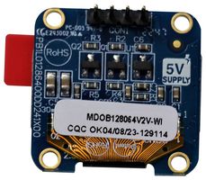 MDOB128064V2V-WI - OLED Graphic Display Module, 128 x 64, White on Black, I2C, Passive Matrix