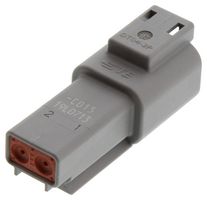 DT04-2P-C015 - Automotive Connector Housing, DT, Socket, 2 Ways, AMP DT Series Size 16 Pin Contacts