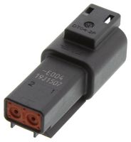 DT04-2P-E004 - Automotive Connector Housing, DT, Socket, 2 Ways, AMP DT Series Size 16 Pin Contacts