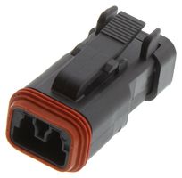 DT06-2S-CE05 - Automotive Connector Housing, DT, Plug, 2 Ways, AMP DT Series Size 16 Socket Contacts