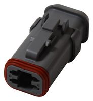 DT06-4S-E008 - Automotive Connector Housing, DT, Plug, 4 Ways, AMP DT Series Size 16 Socket Contacts