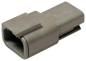 DTM04-3P - Automotive Connector Housing, DTM, Socket, 3 Ways, AMP DTM Series Size 20 Pin Contacts
