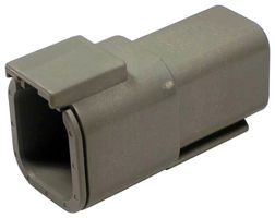 DTM04-6P - Automotive Connector Housing, DTM, Socket, 6 Ways, AMP DTM Series Size 20 Pin Contacts