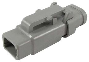 DTM06-2S-E007 - Automotive Connector Housing, DTM, Plug, 2 Ways, AMP DTM Series Size 20 Socket Contacts