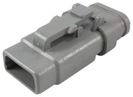 DTM06-3S-E007 - Automotive Connector Housing, DTM, Plug, 3 Ways, AMP DTM Series Size 20 Socket Contacts