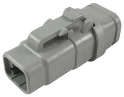 DTM06-4S-E007 - Automotive Connector Housing, DTM, Plug, 4 Ways, AMP DTM Series Size 20 Socket Contacts