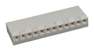 09-50-8131 - 13 Way Crimp Terminal Connector Socket Receptacle House, Friction Ramp, Natural, 3.96mm Pitch
