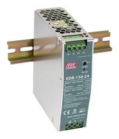 EDR-150-24 - AC/DC DIN Rail Power Supply, 24V, 6.5A, 156W
