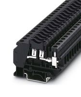 3118203 - Fused Terminal Block, Flat, 2 Ways, 6 mm², Screw, 30 A