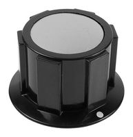 MP1616 - 25.4mm Round Shaft Instrument Knob with Marker, 6.35mm 1/4" Screw Fit