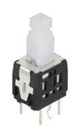 SPPH430100 - Push Button, DPDT, Latching, 30V DC, 100mA