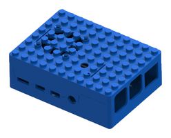 MP001211 - Pi-Blox Raspberry Pi 4 Case, Blue