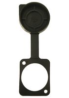 CP30285 - XLR Feedthrough Dust Cap Cover, Black
