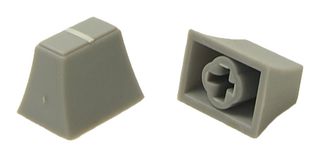 MP001634 - 4mm Rectangular Slider Knob with White Indicator Line
