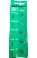 MP001846 - SR66 1.5V Silver Oxide Button Cell Battery, 5 Pack