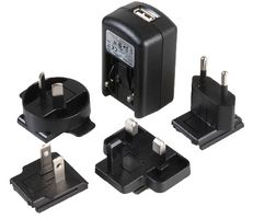 MP001978 - Interchangeable AC/DC Power Supply with USB, 5V DC, 2A, 10W, 1 Port, 1x USB A