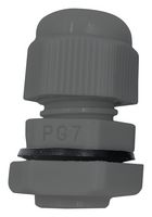 PELB0291 - Nylon Cable Gland, PG21, 13-18mm Cable Range, Grey, IP68