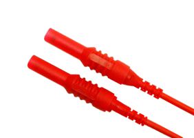 MP002197 - 4mm Banana Plug to Banana Plug Leads, Red, 10A, 1kV, 1.5m