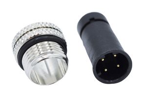 858-D04-103RSU4 - M12 4 Pin Sensor Plug Connector
