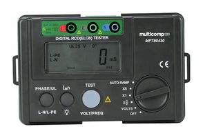 MP780430 - Digital RCD (ELCB) Tester