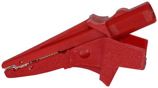 76-0124 - 20A 4mm Alligator Clip - Red