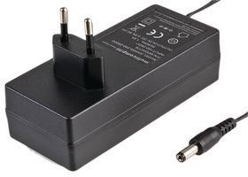 MP004778 - Euro Plug AC/DC Power Supply, 24V DC, 2.5A, 60W, 2.1mm DC Plug