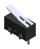MP005546 - Snap Action Micro Switch, Bent Lever, SPDT, 100mA, 30V DC