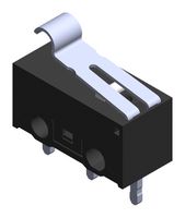 MP005564 - Snap Action Micro Switch, Simulated Roller Lever, SPDT, 3A, 125V AC
