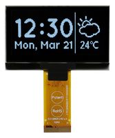 MCOT128064HA1V-WM - OLED Graphic Display module, 128x64, White on Black, 3V, Parallel, Serial