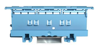 221-510/000-006 - 6mm Mounting Carrier, 2, 3 & 5 Way, 221 Series  Blue