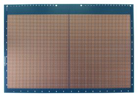 MP005894 - Oktapad Double Height 6U Double Sided Stripboard Eurocard Prototyping Board PCB with Center Gap, 233x160mm