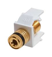 KSPBKWH - Gold Binding Post Speaker Connector, White