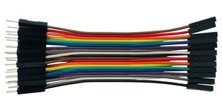 MP006289 - Male to Female Jumper Wire Kit, 200mm Multicoloured