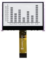 MCCOG256128A6W-FPTLW - LCD Display Module, 256 x 128, Black on White, 3.3V, Parallel SPI, FSTN Positive Transflective