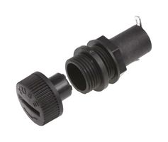 BK1-HTC-30M - Panel Mount Fuseholder, 5mm x 20mm, 250V, 6.3A