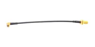 CAB.01402 - SMA Bulkhead Jack to 90 Degree MMCX Plug Lead, 50 Ohm, RG174 Cable, 95mm
