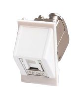 SGKS645WHPT - Angled Cat6a STP Module, 25x38 White