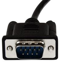 SCNM9FM2MBK - 2m 9 Way Male to Female Serial Null Modem Cable