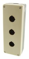 FB3W-311Z - 3 Hole Swtich Control Centre Enclosure, Polycarbonate, IP65, 200mm x 76mm x 59.7mm