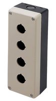 FB3W-413Z - 4 Hole Swtich Control Centre Enclosure, Polycarbonate, IP65, 200mm x 76mm x 59.7mm