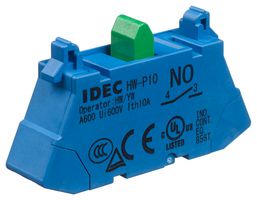 HW-P10 - 1NO Contact Block, Push in Terminal