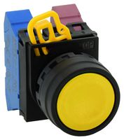 YW1B-M1Y - Momentary Push Button Switch Actuator, 22mm, IP65, Yellow
