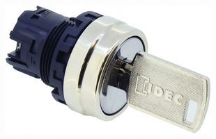 YW4K-2A - Maintained 2 Position Key Selector Switch, 22mm