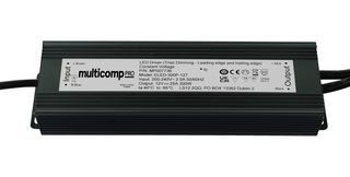 MP007736 - AC/DC Triac Dimmable LED Driver, 12V DC, 25A, 300W, IP66