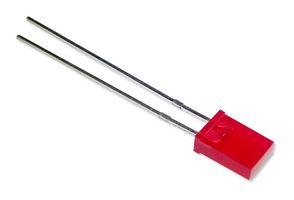 MP007947 - Rectangular LED, Super Red, 2mm x 5mm, 20mA, 1.9V, 637nm